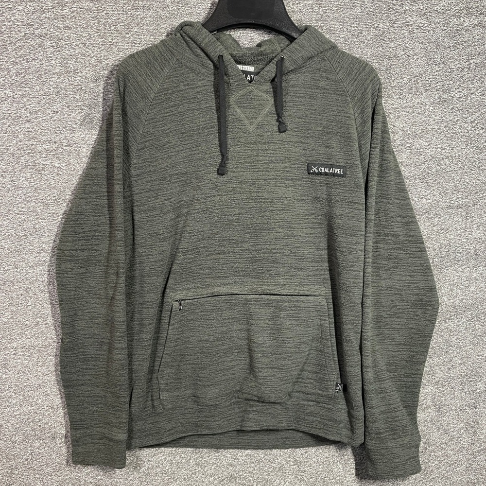 Coalatree Evolution Hoodie Womens XS Green Recycled Coffee Grounds Pullover